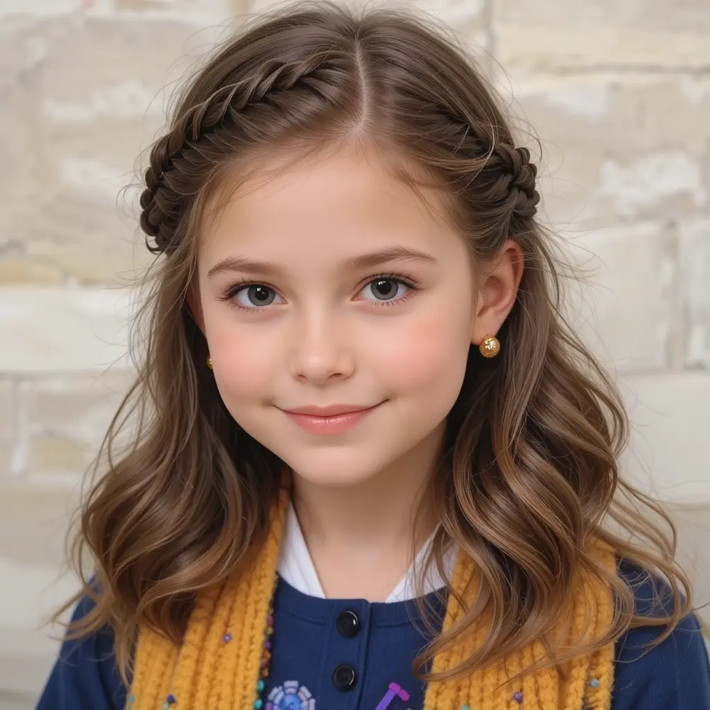 Half-Up French Twist