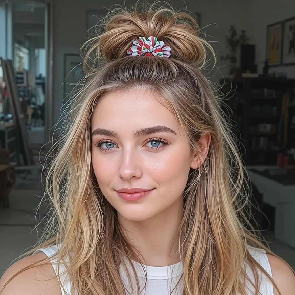 Half-Up Top Knot