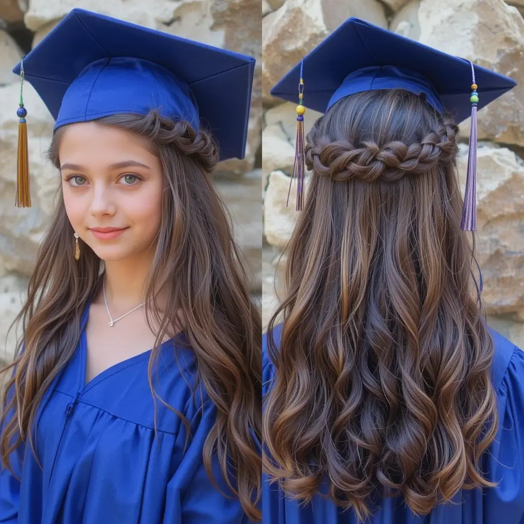 Half-Up Twisted Crown
