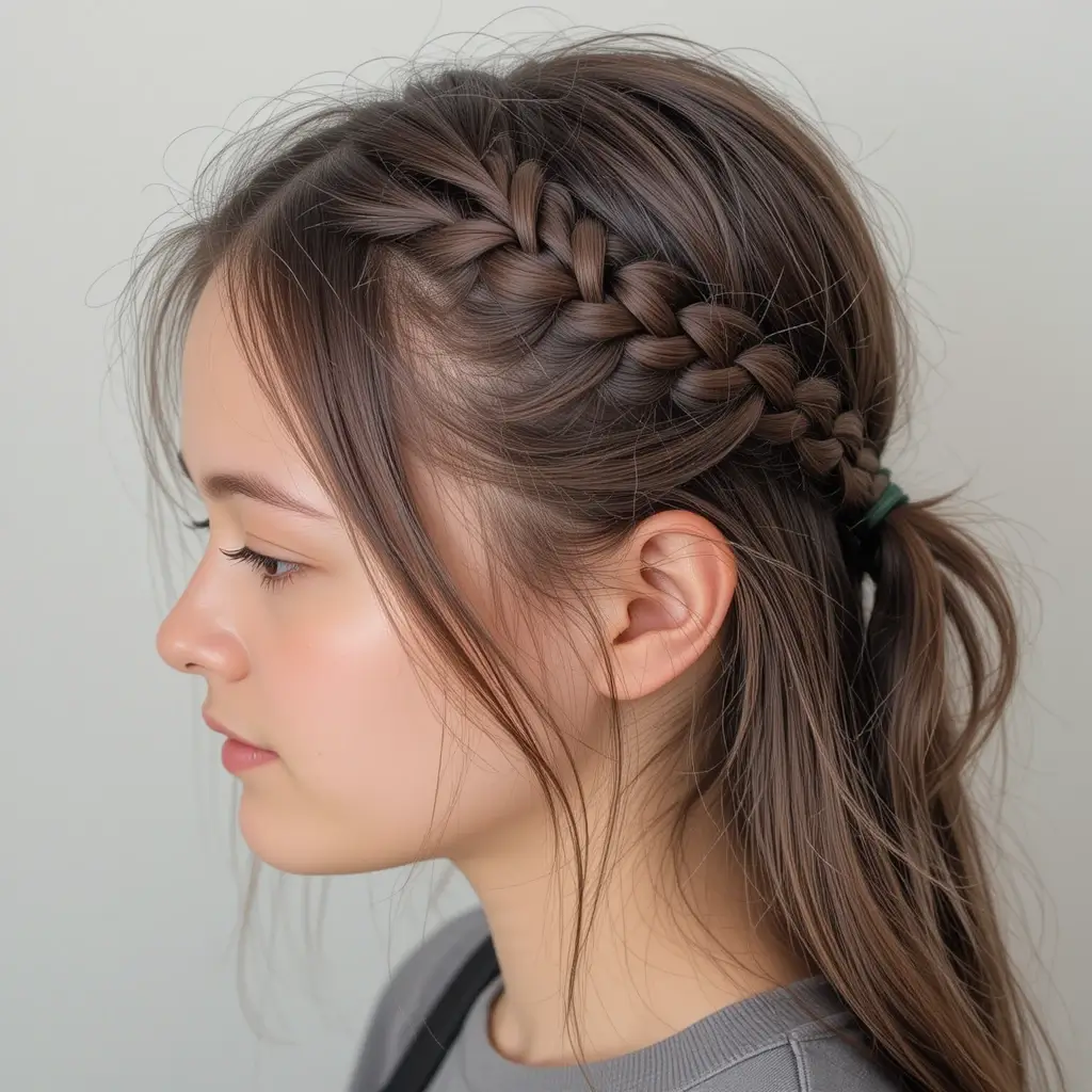 Hidden Braids in Loose Hair