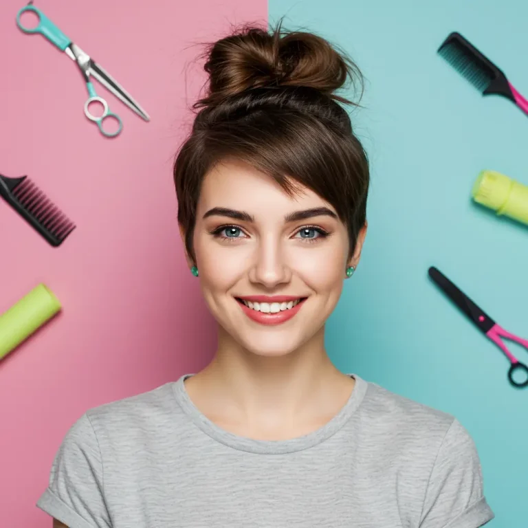 How To Do Bun Hairstyles For Short Hair