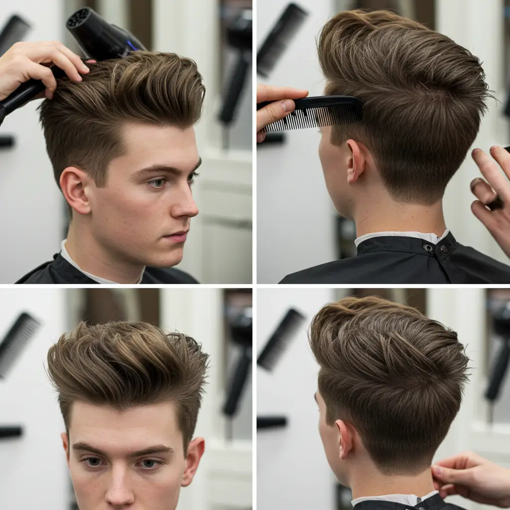 How to Style a Pompadour