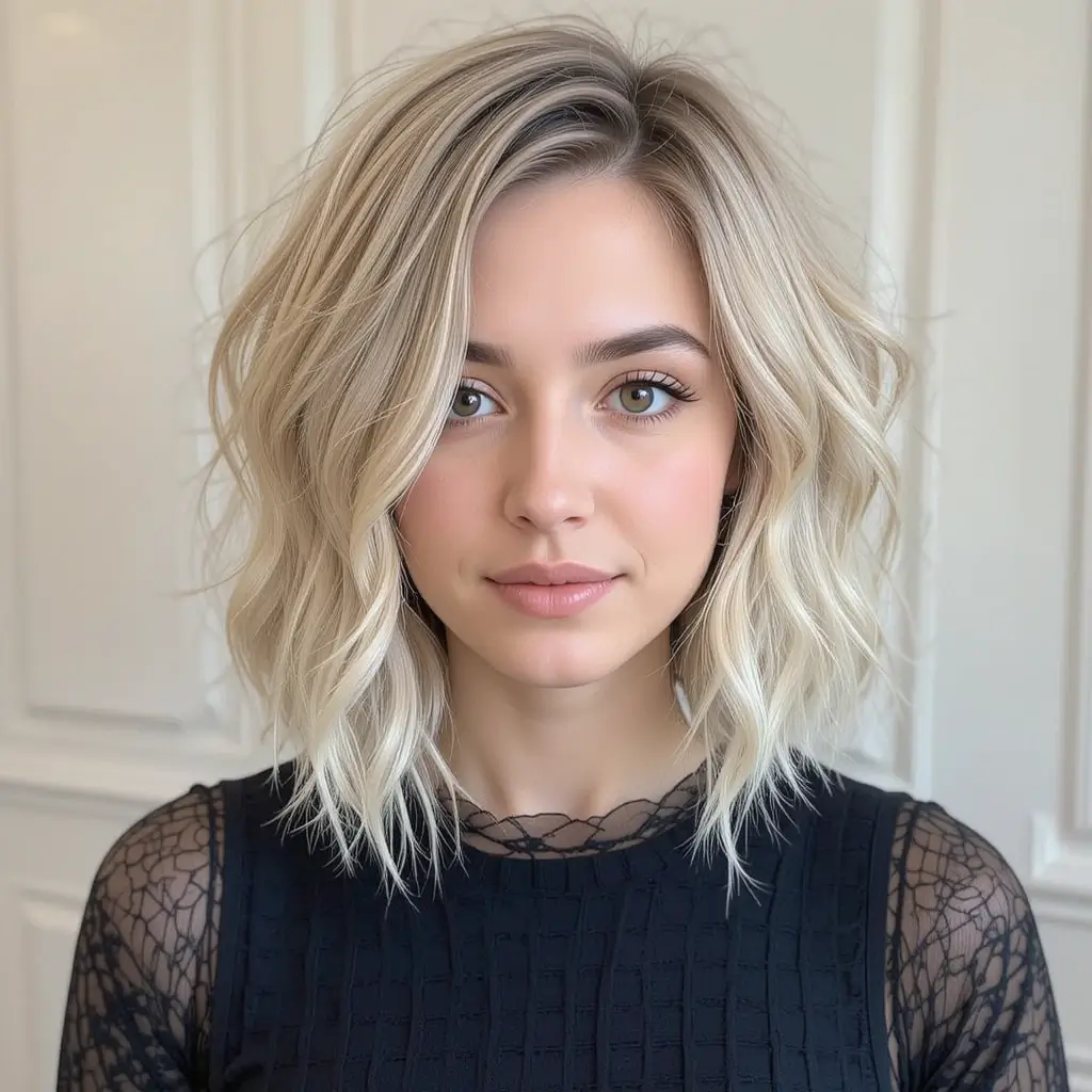 . Inverted Bob with Soft Waves