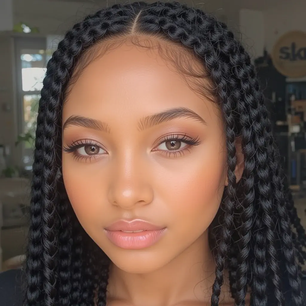 Jet Black Box Braids