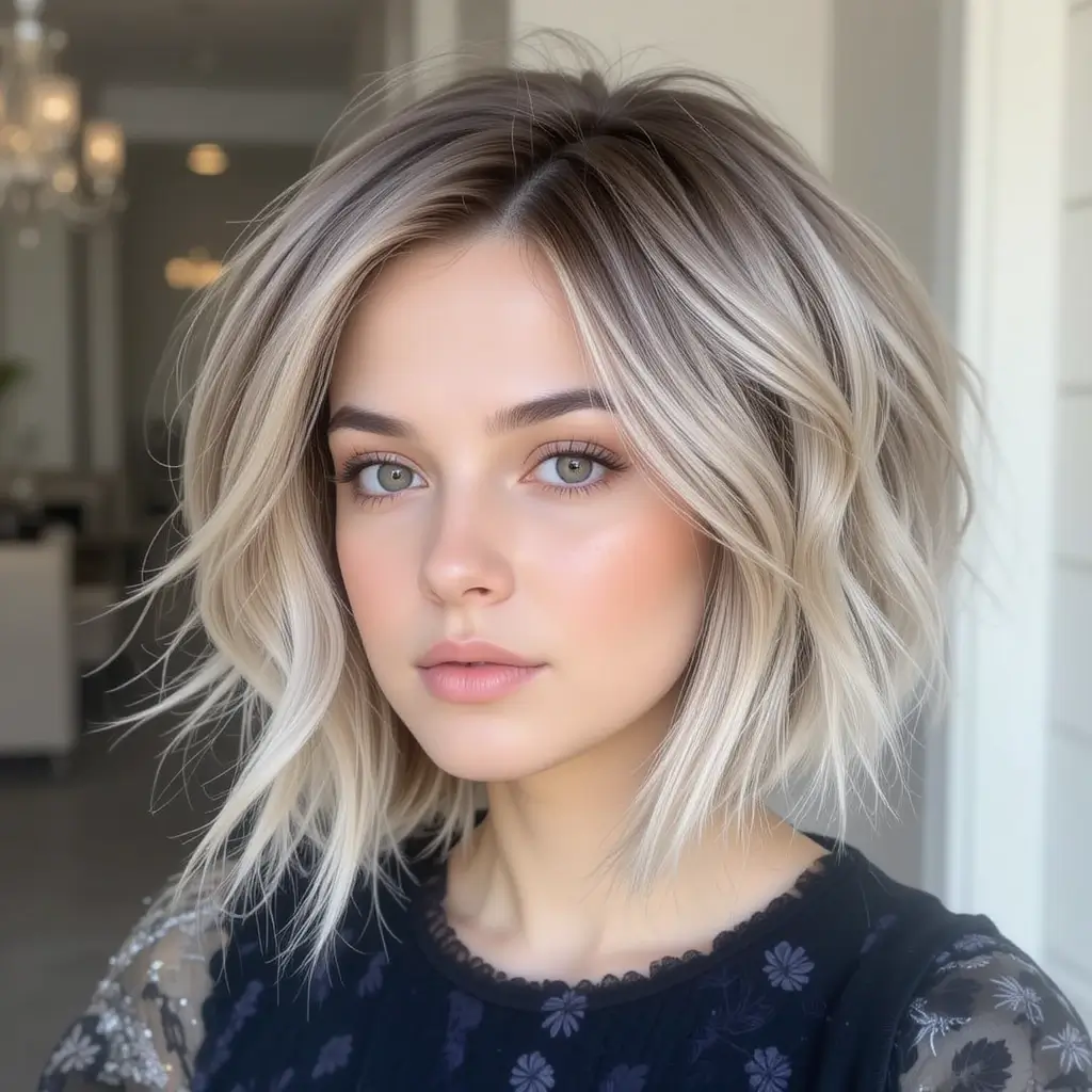 Layered Lob with Feathered Ends