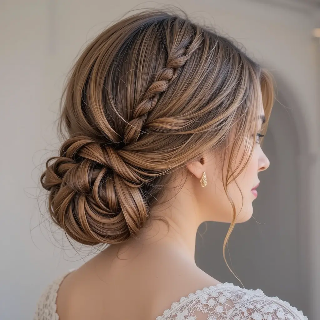 Loose Half-Up with Volume