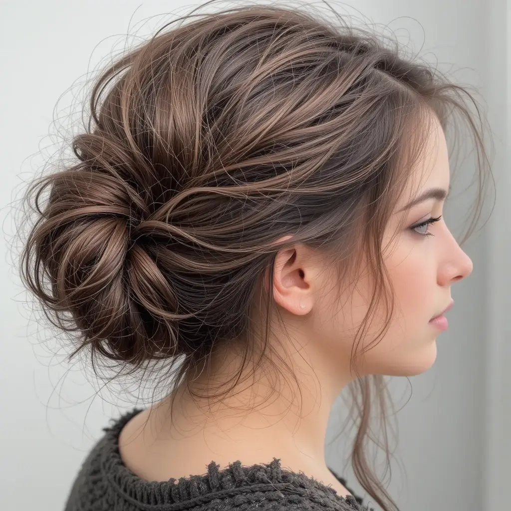 Loose Top Twist with Volume