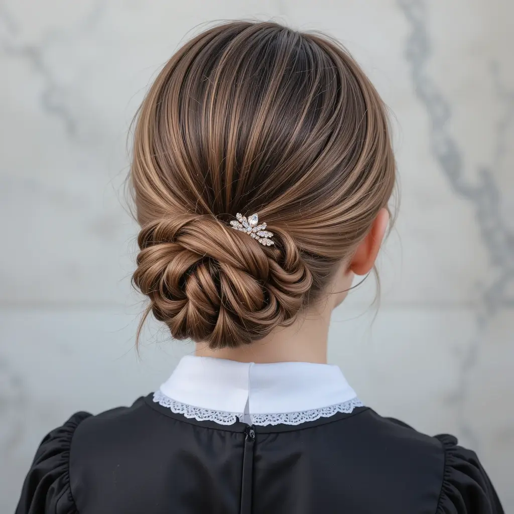 Low Chignon Bun