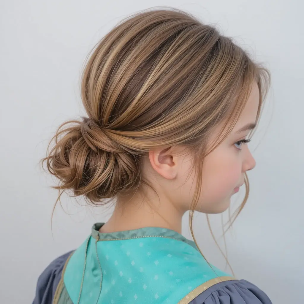 Low Twisted Side Bun