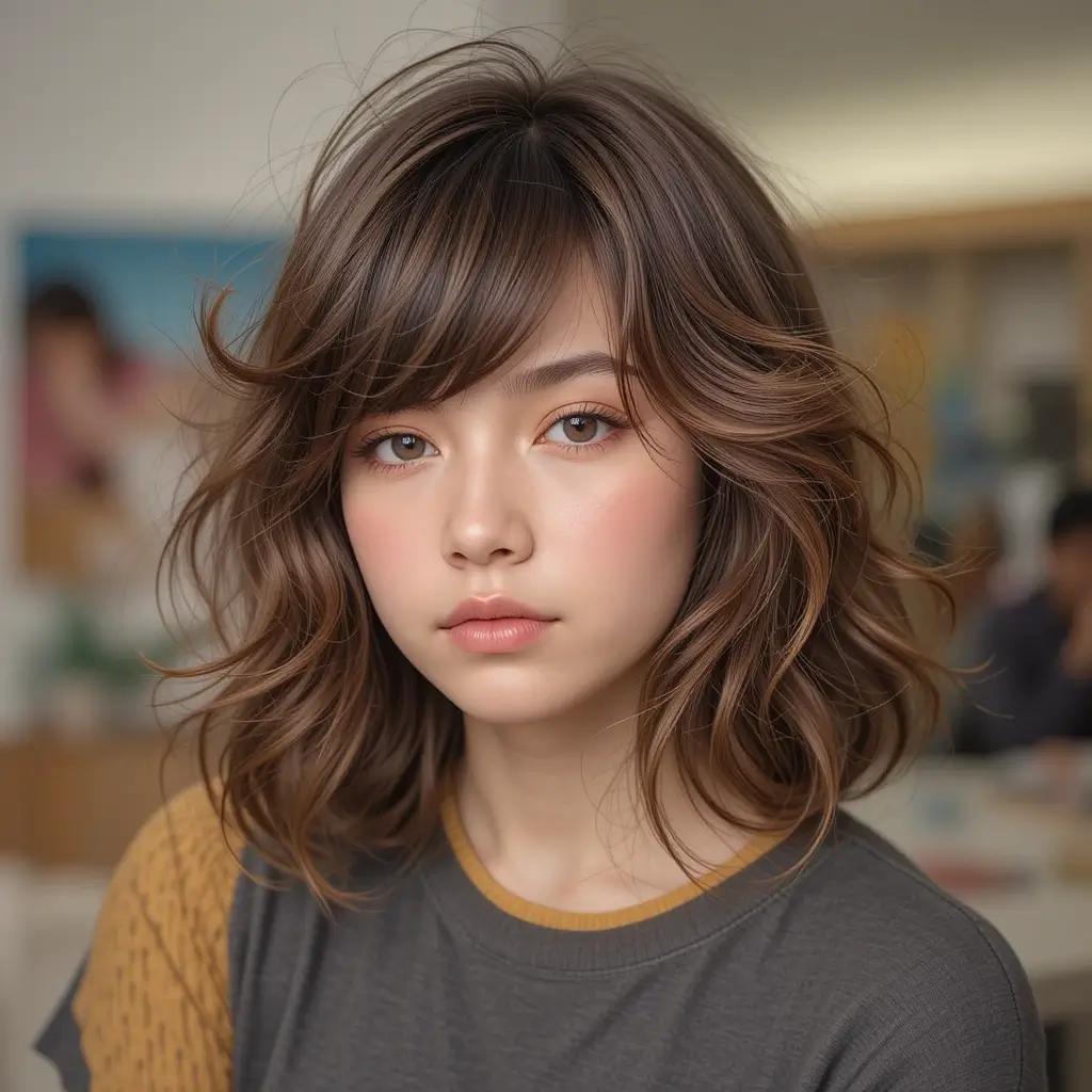 Medium Hair with Retro Flips