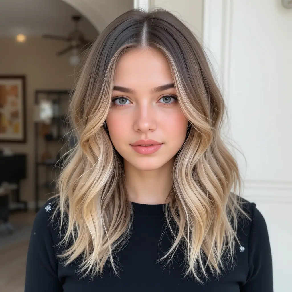 Medium Length with Blended Layers