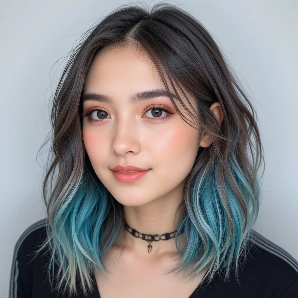 Medium Length with Color Dip Ends