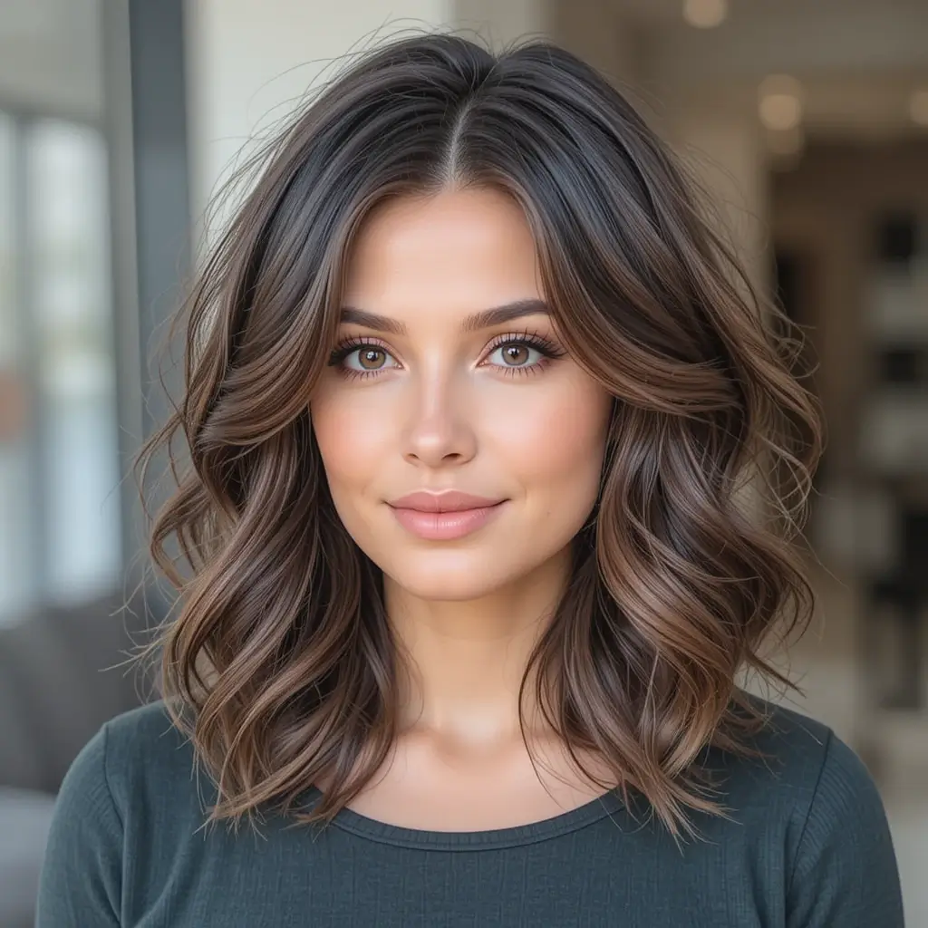 Medium Length with Soft Curls and Layers