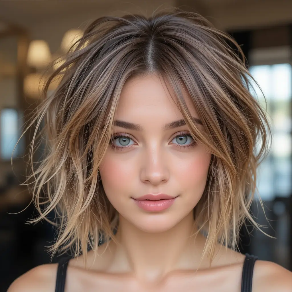 Messy French Bob
