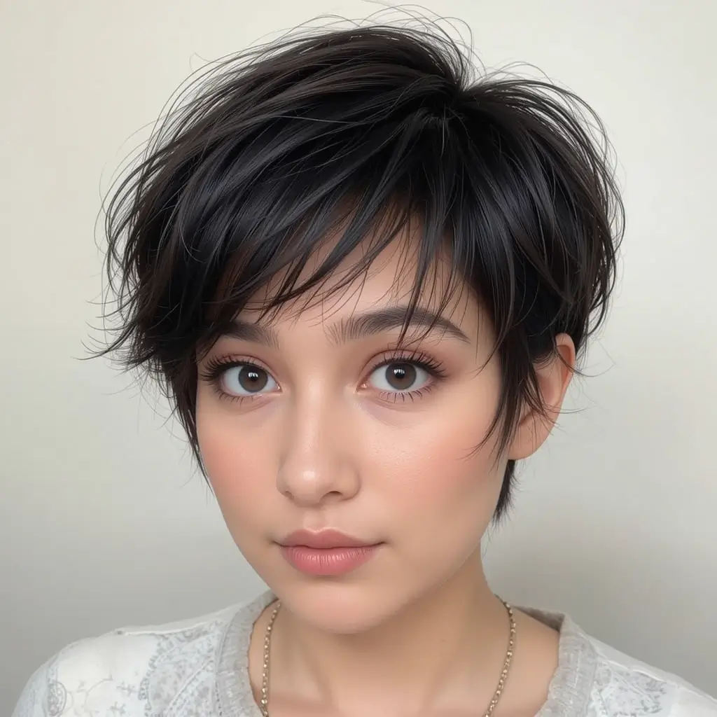 Messy French Crop
