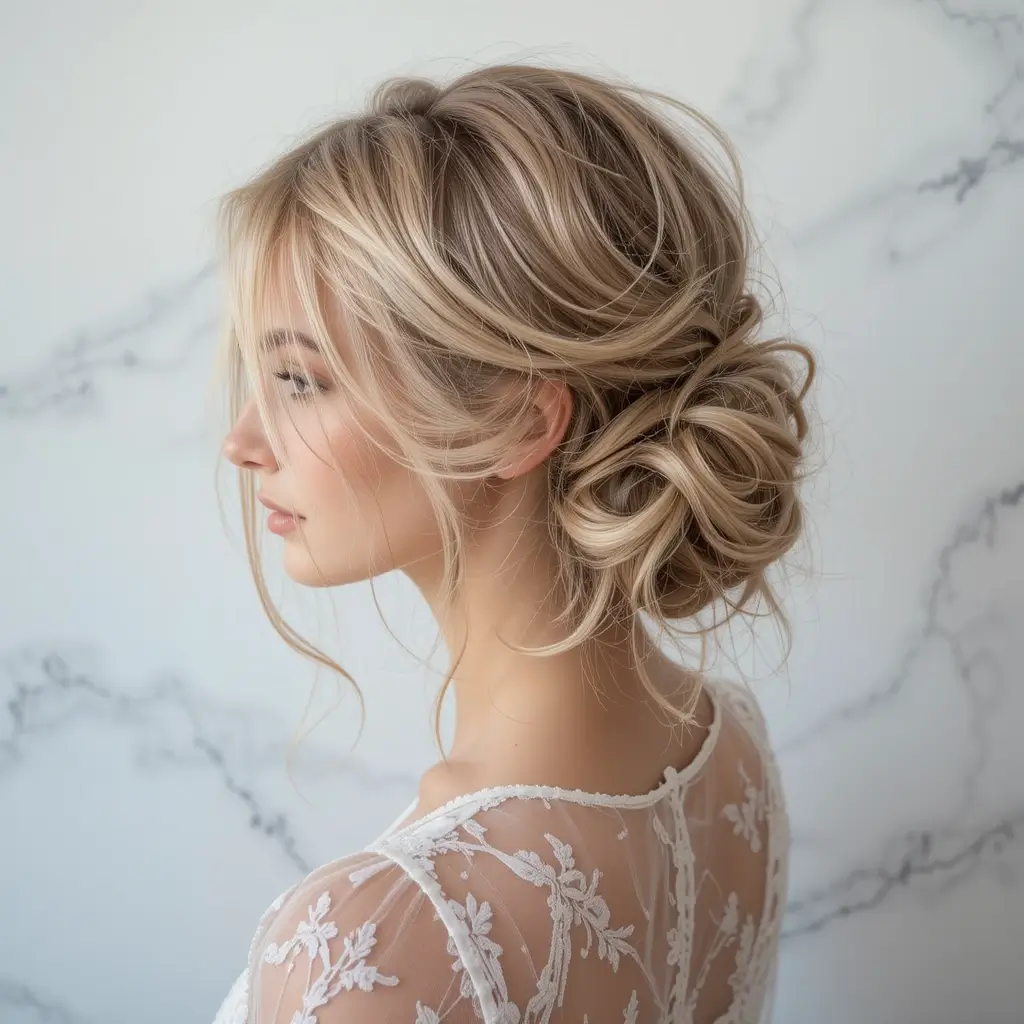 Messy Romantic Updo