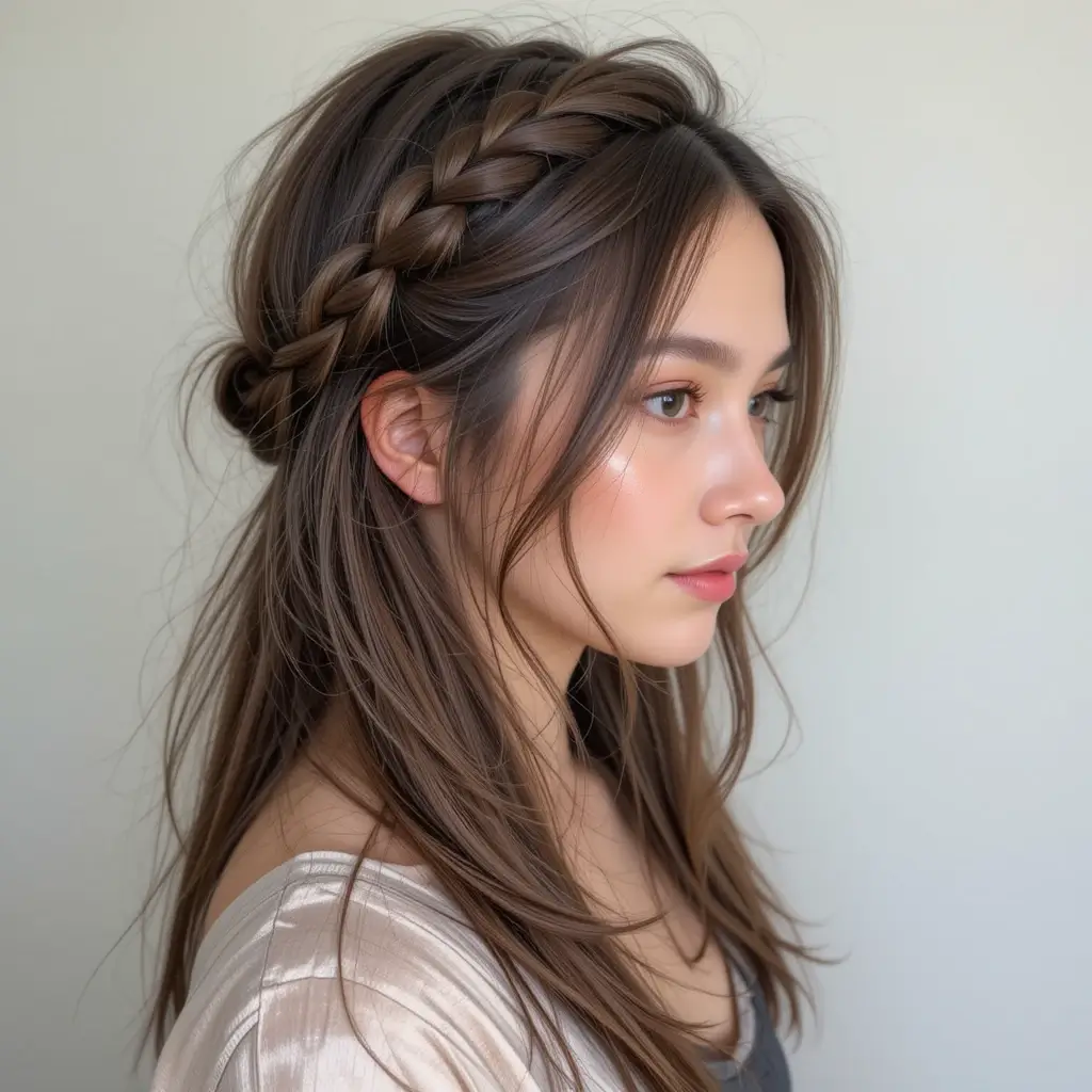 Messy Side Braid