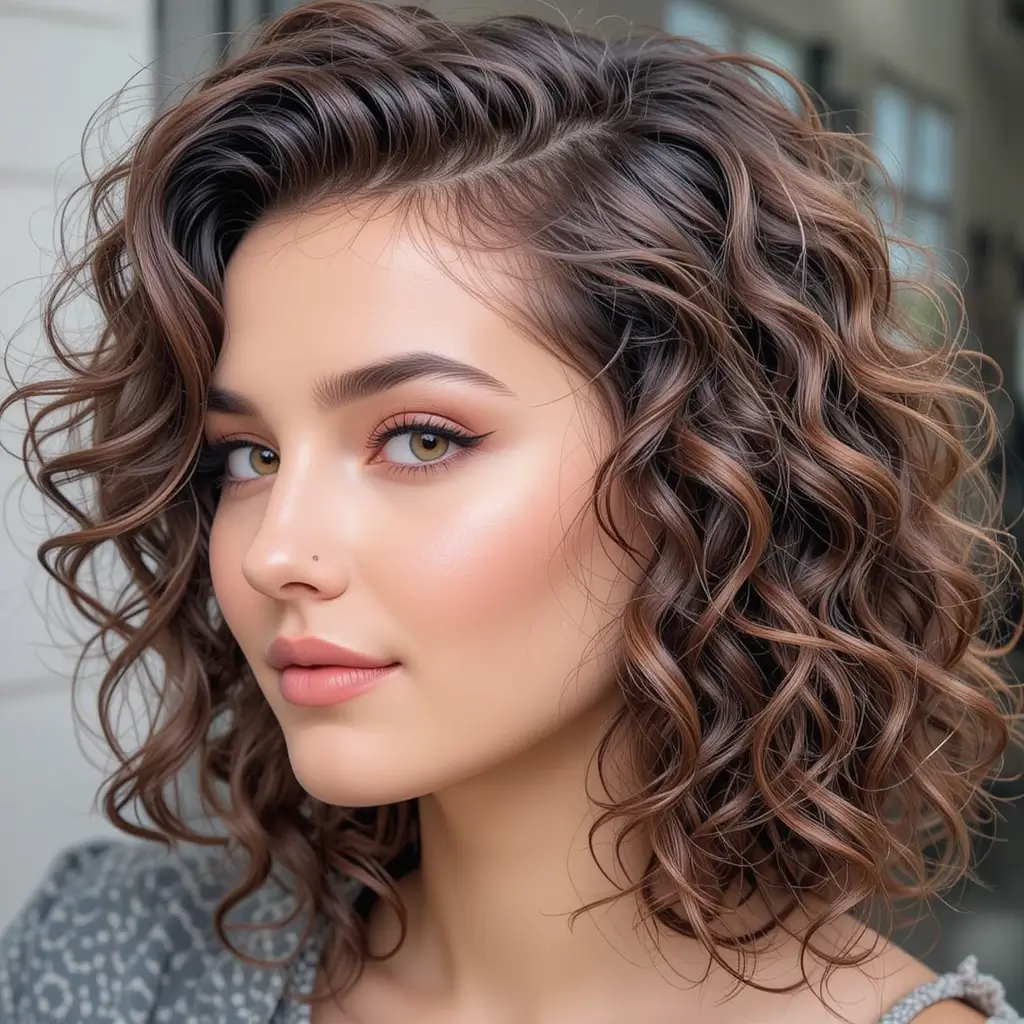 Mid-Length Curly Shag