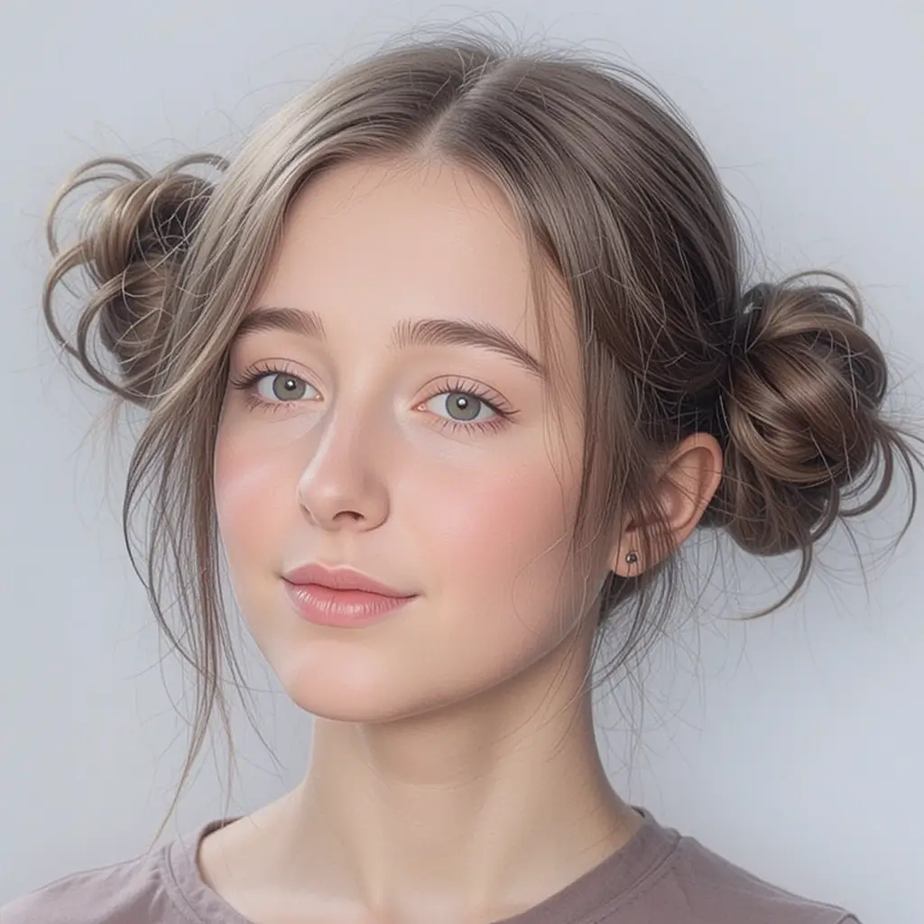 Mini Double Buns