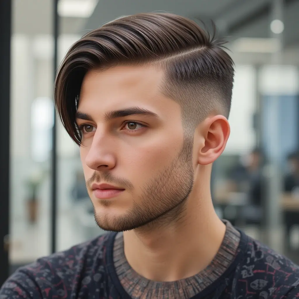 Minimalist Side-Swept Fringe