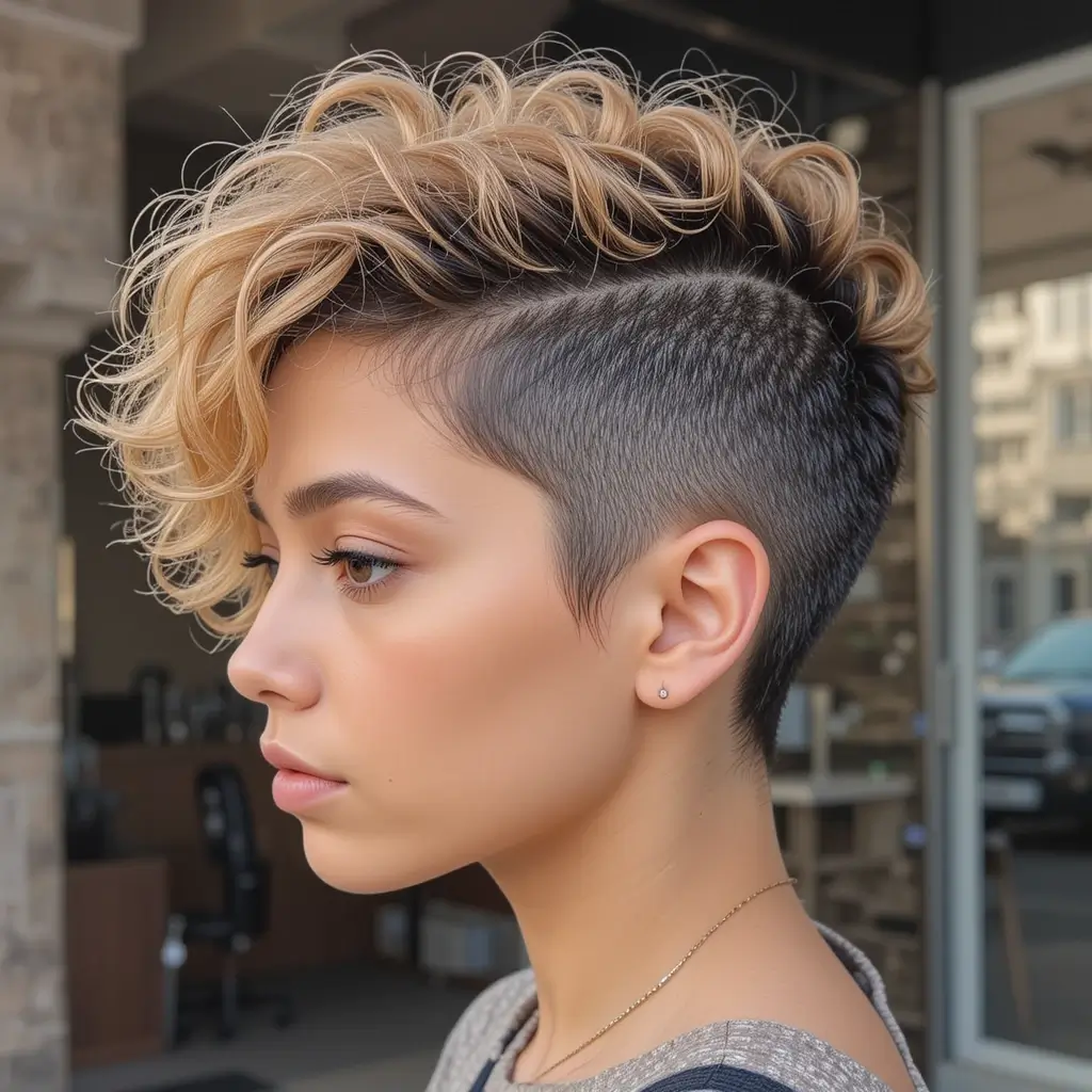 Mod Pixie for Curly Hair
