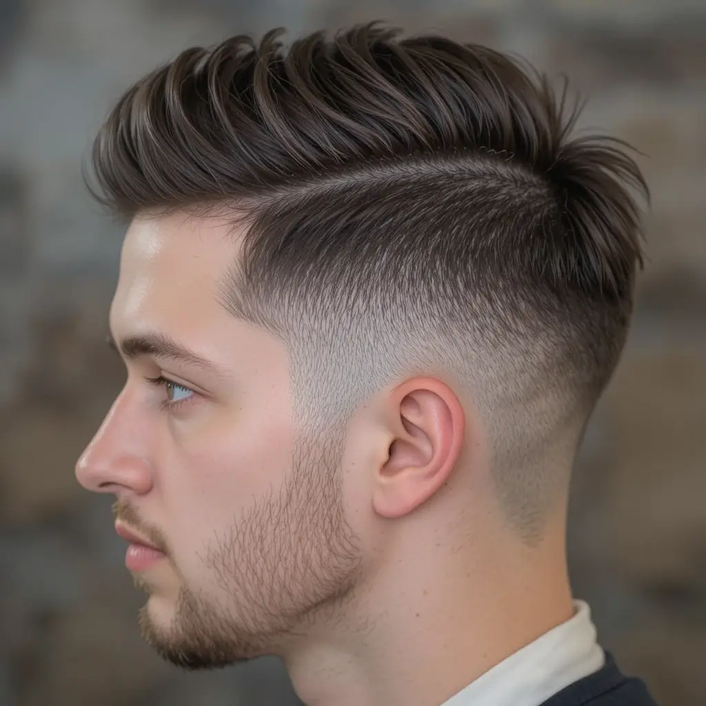 Mod Side Part with Hard Line
