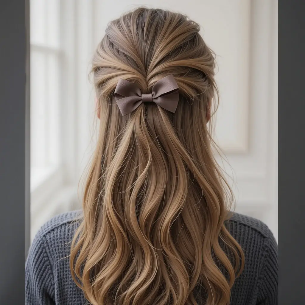 Pin-Back Twist with Ribbon