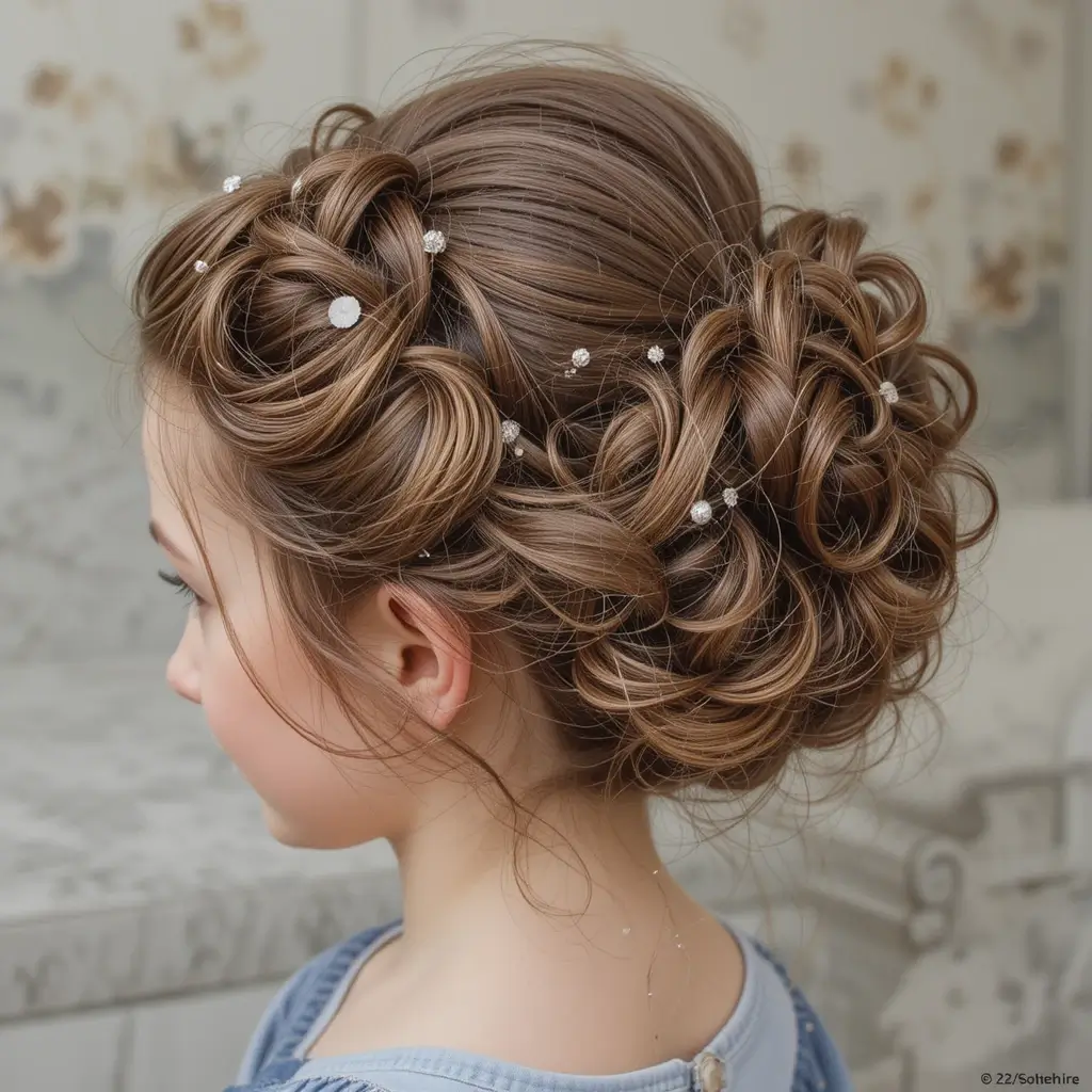 Pin Curl Updo