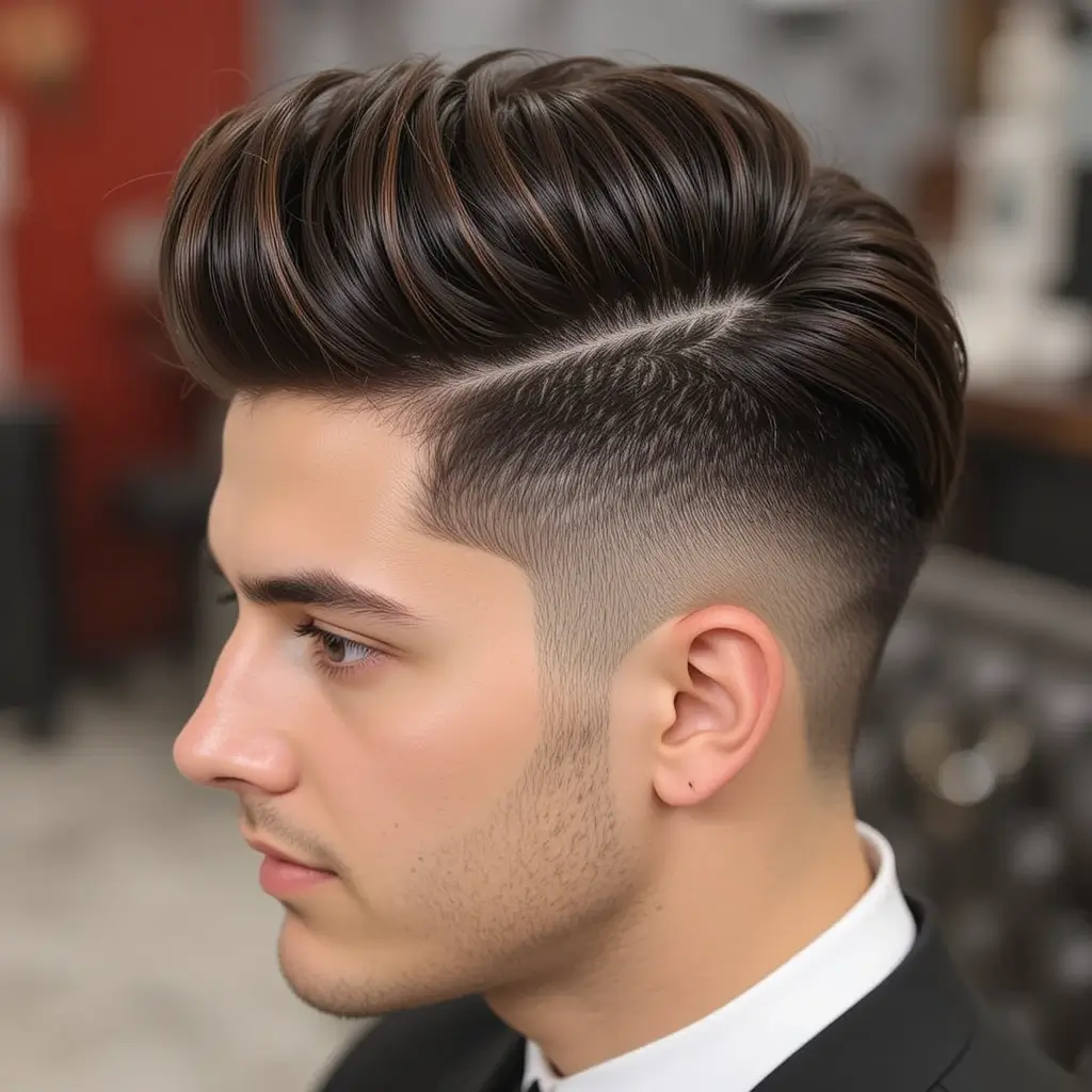 Retro Crown Volume Cut