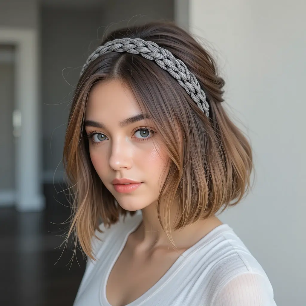  Rolled-In Ends with Headband