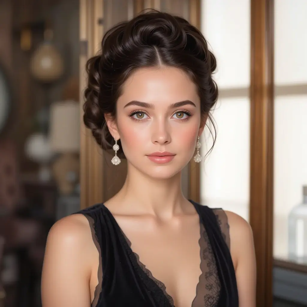 Rolled Tuck Updo