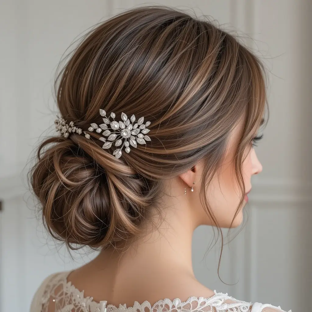 Rolled Tuck with Decorative Comb