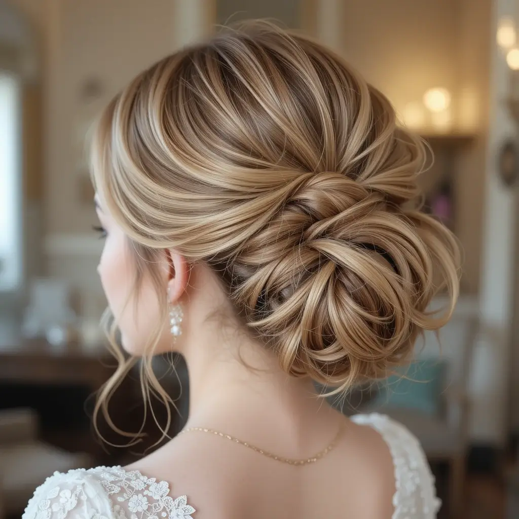 Romantic Twisted Updo
