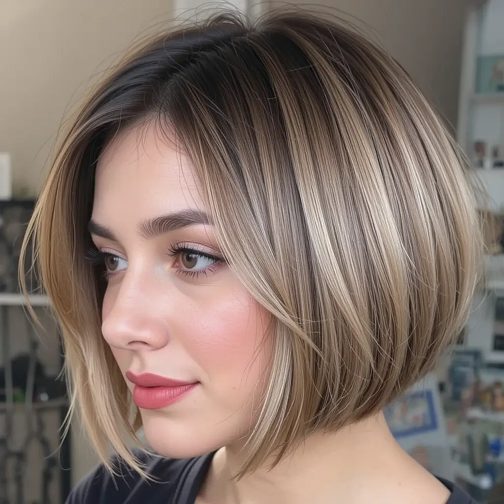 Rounded Bob with Soft Layers