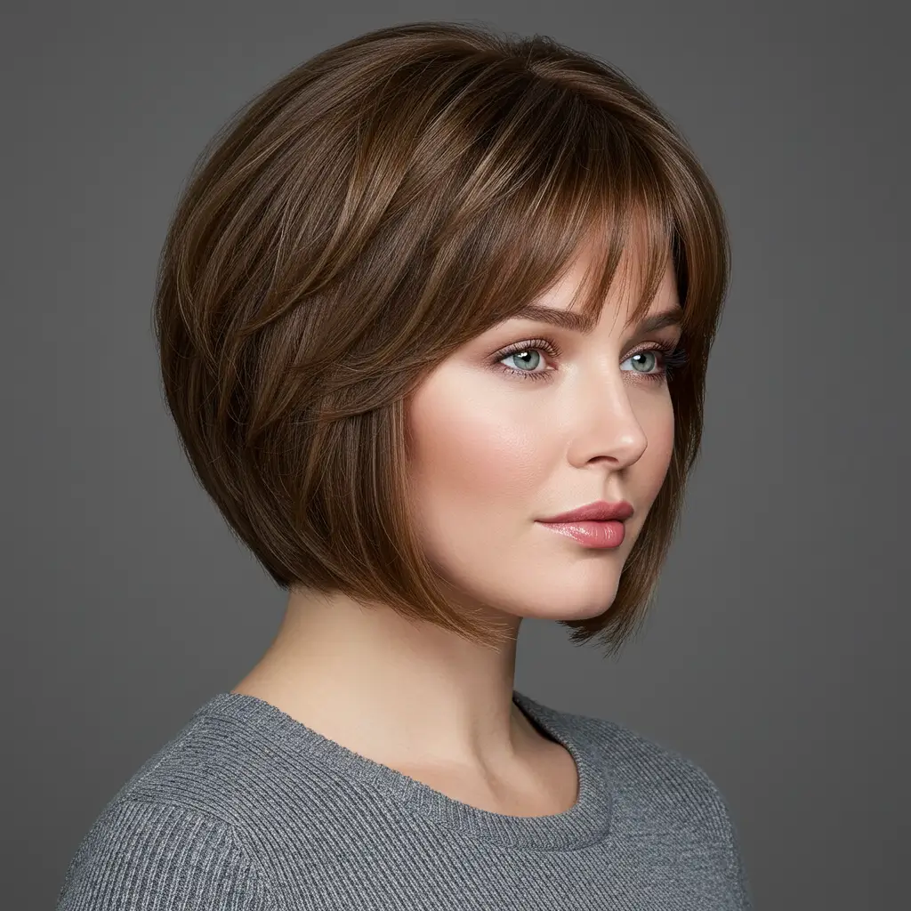Rounded Bob with Soft Layers
