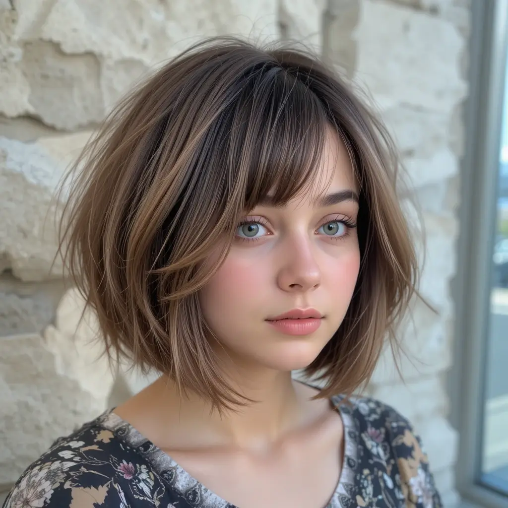 Rounded Bob with Volume