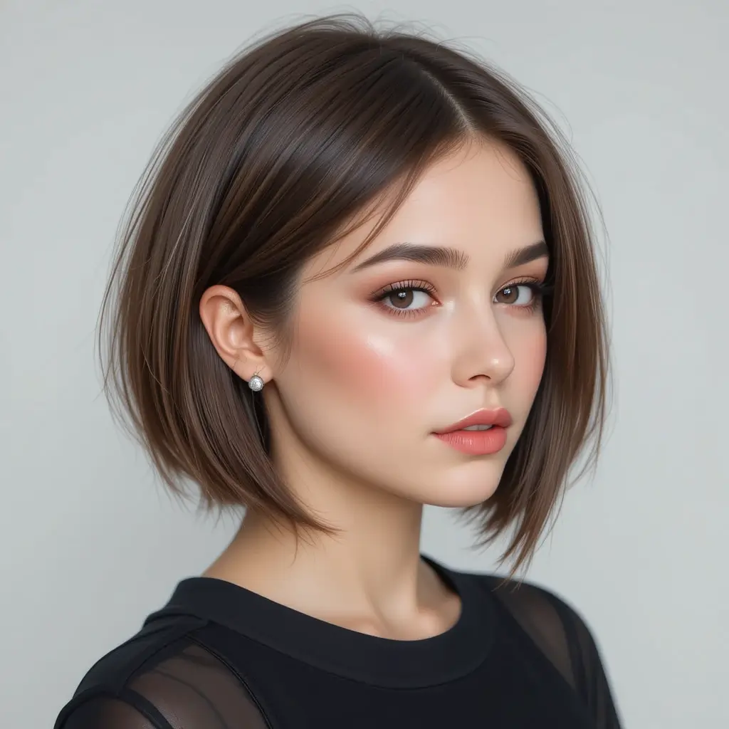 Rounded Bob with Volume