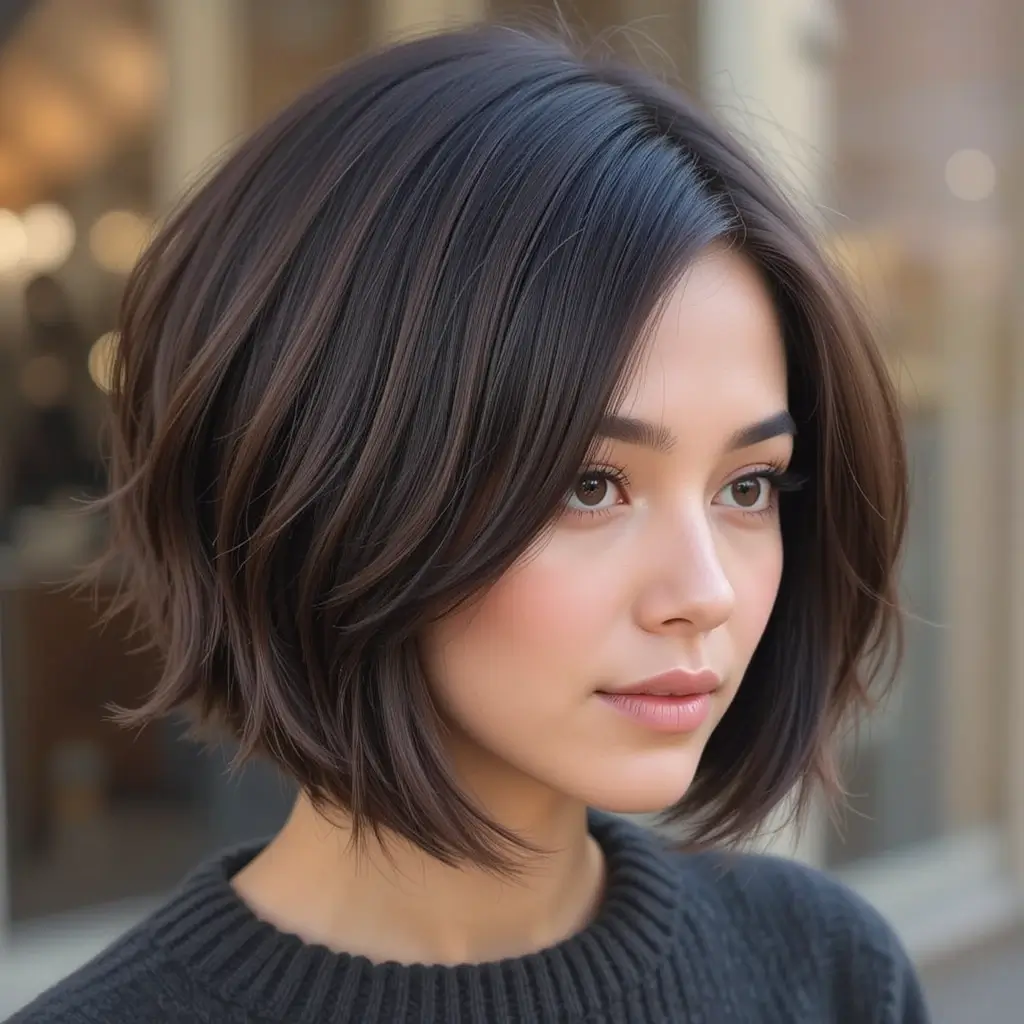 Rounded Bob with Volume