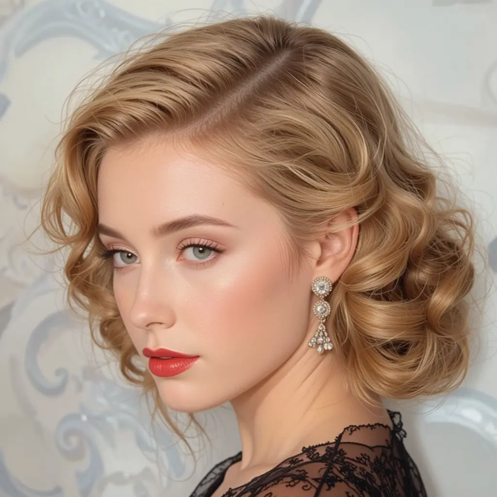 Sculpted Finger Waves