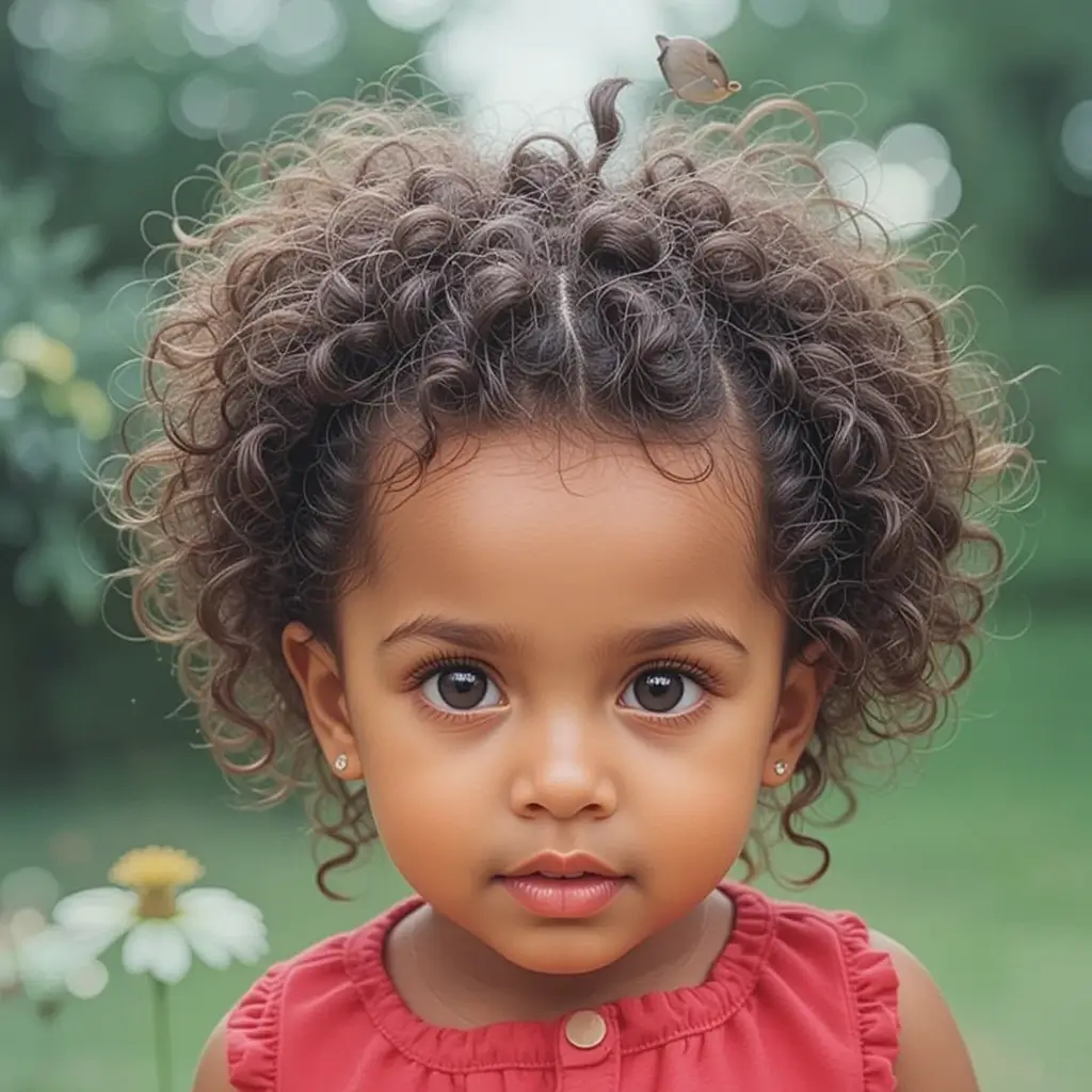 Short Afro Puff