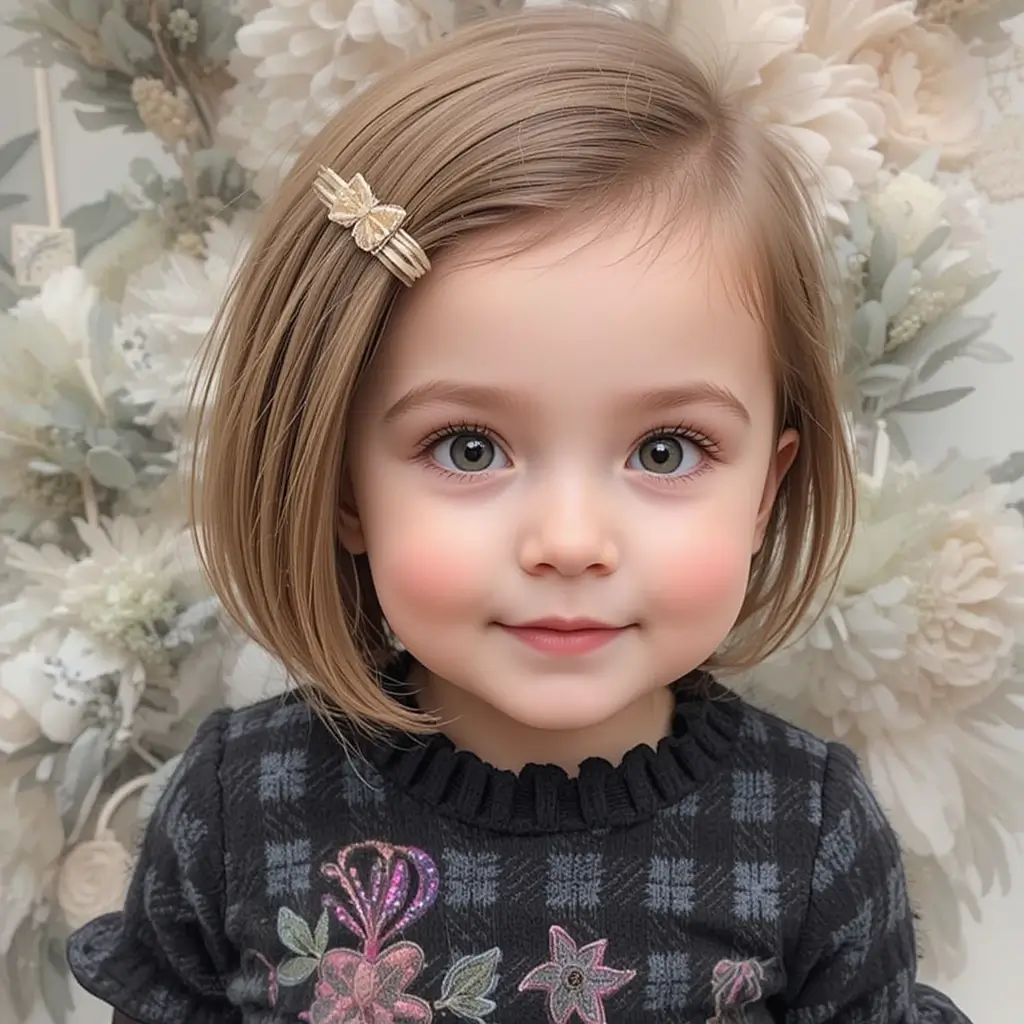 Short Bob with Side Clip