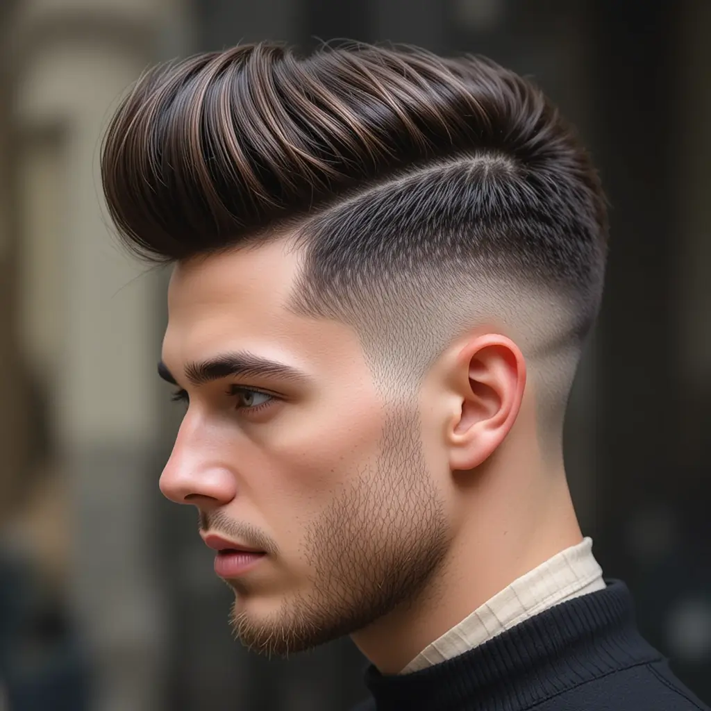 Short Mod Pompadour