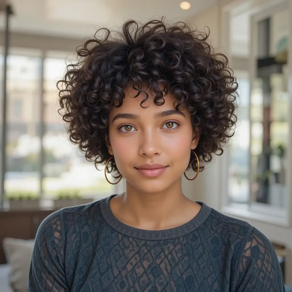Short Natural Curls
