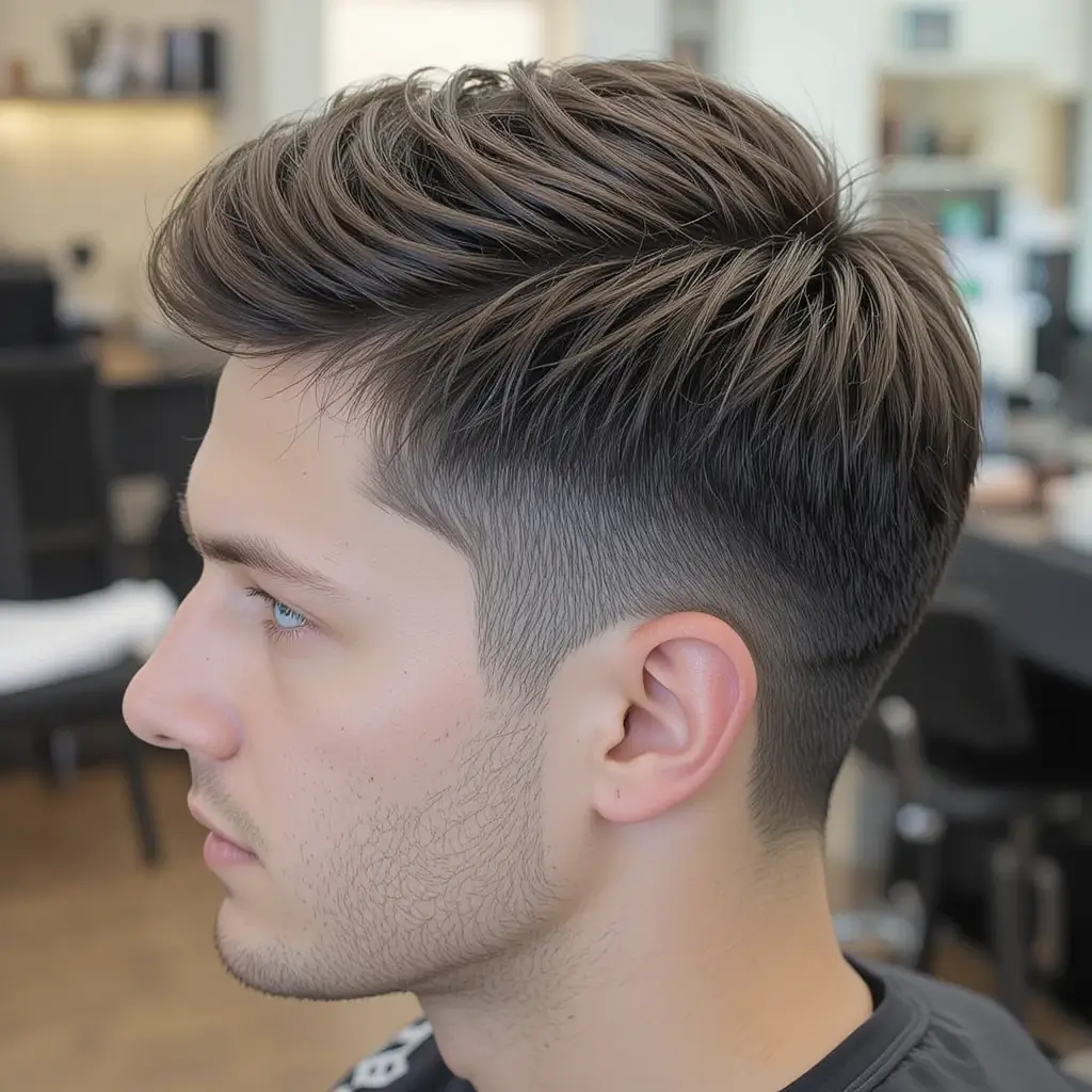 Short Scissor-Cut Mod Style
