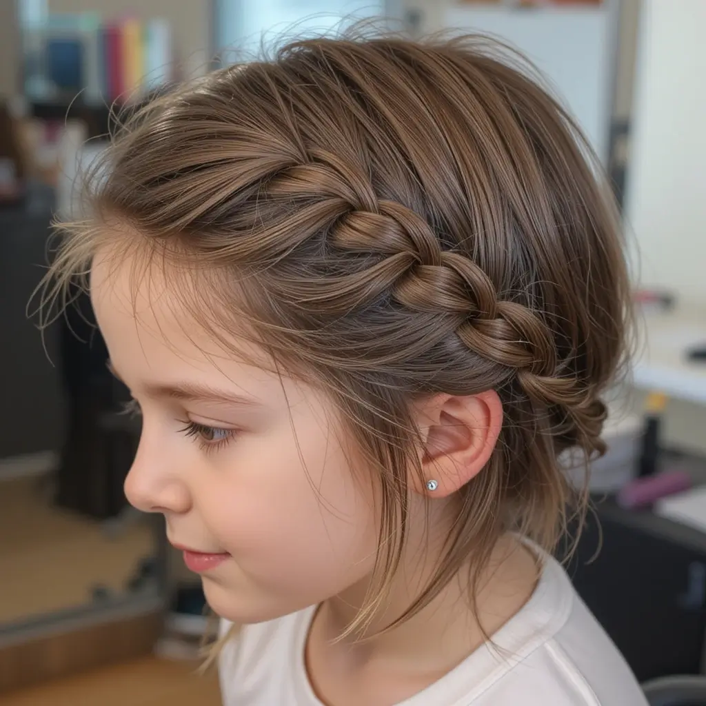 Short Side Braid with Crop