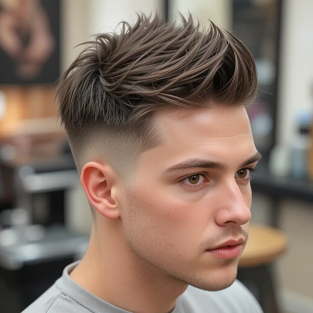 Short Spiked Mod Look