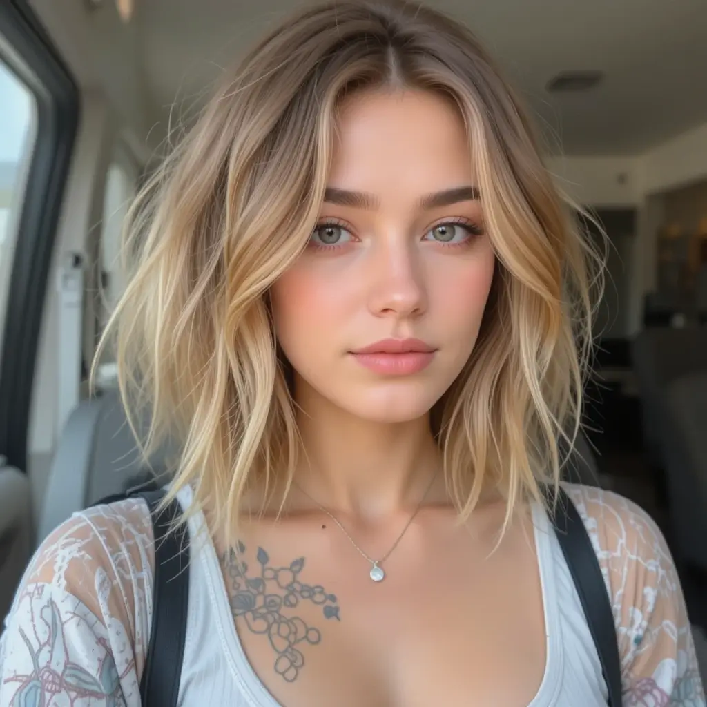 Shoulder-Length Bob with Undone Texture