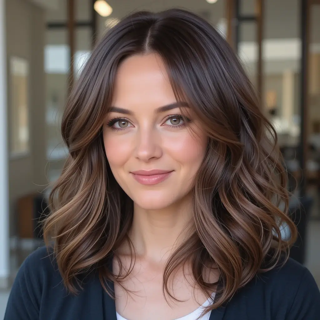 Shoulder-Length Cut with Feathered Layers