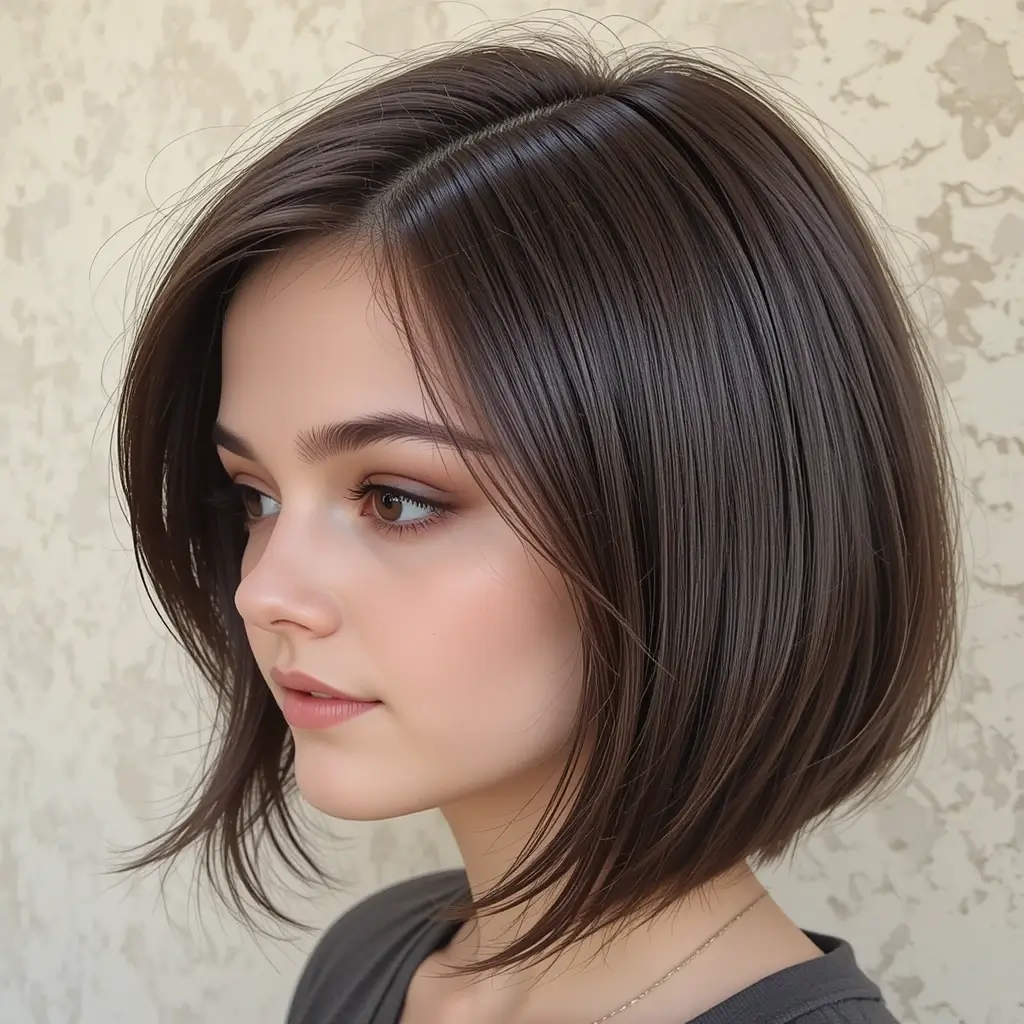 Shoulder-Length with Side Part