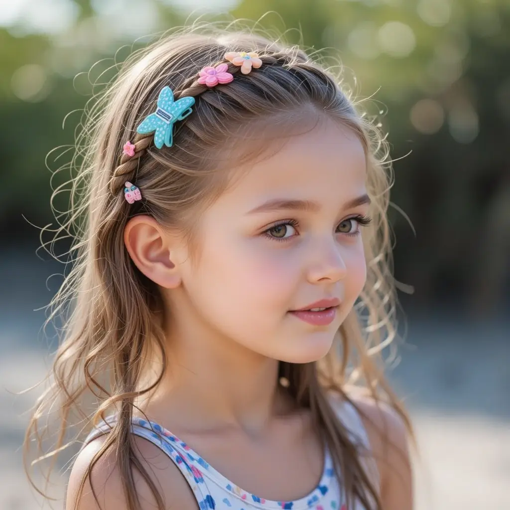 Side Braid with Clips